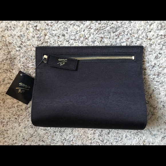 SJP Sarah Jessica Parker Handbags - Black Sarah Jessica Parker Stash Clutch